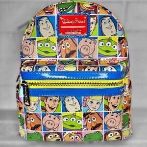 New Disney Loungefly Toy Story Backpack Multicolor